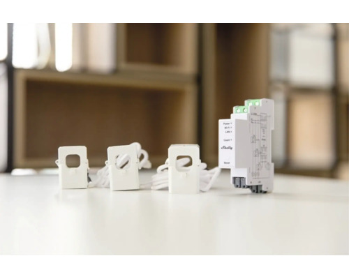 Profesionálny 3fázový merač energie Shelly Pro 3EM na DIN lištu s Wi-Fi LAN Bluetooth
