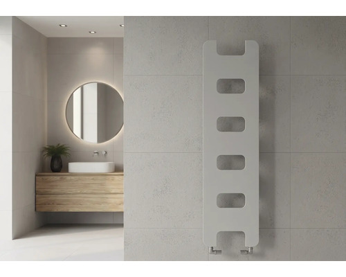 Dizajnové výhrevné teleso Rotheigner 1590 x 450 x 62-90 mm pripojenie 1/2" dole obojstranne