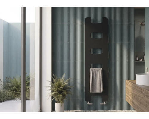 Dizajnové výhrevné teleso Rotheigner 1590 x 450 x 62-90 mm pripojenie 1/2" dole obojstranne