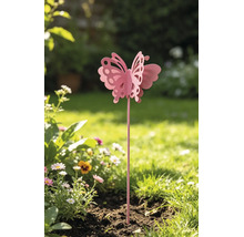 Motýľ kovový rosa 95cm