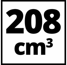 Symbol pre objem motora 208 kubických centimetrov