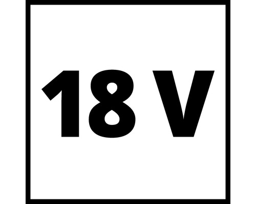 Symbol pre napätie batérie 18 voltov