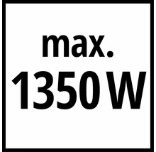 Symbol pre maximálny elektrický výkon 1350 Wattov