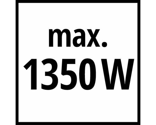 Symbol pre maximálny elektrický výkon 1350 Wattov