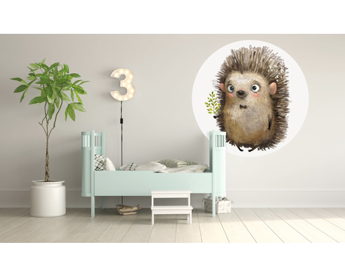 Detská izba s nástennou maľbou, posteľou a izbovou rastlinou