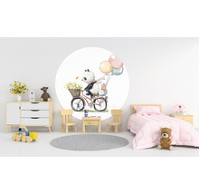 Fototapeta vliesová Panda na bicykli 190