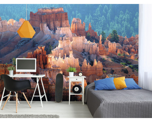 Fototapeta s motívom skalného útvaru v spálni