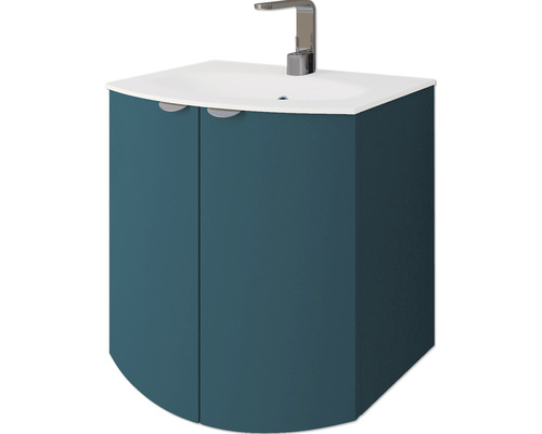 Skrinka pod umývadlo s dvomi dvierkami a umývadlom