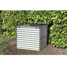 Kompostér Vitavia Tami 99x99x87 cm plechový strieborný