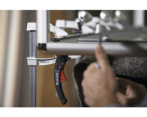 Rýchloupínacia zverka KliKlamp v prevádzke
