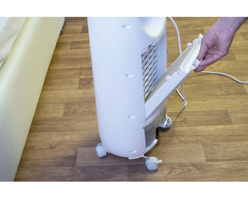 Mobilný ochladzovač vzduchu s vybratým filtrom na čistenie