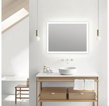 Zrkadlo do kúpeľne LED strieborné Venus 2.0 80x60