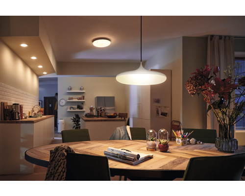 LED luster Philips HUE 4076130P6 Cher 25W 3000lm 2200-6500K čierny s diaľkovým ovládaním