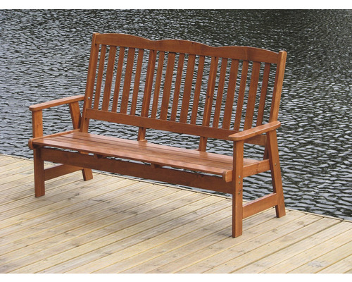 Drevená záhradná lavica pre viac osôb