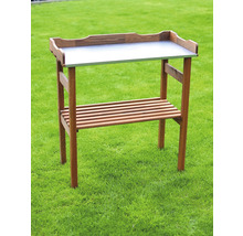 Záhradný stôl Rojaplast na výsadbu 78x38 cm drevený-thumb-2