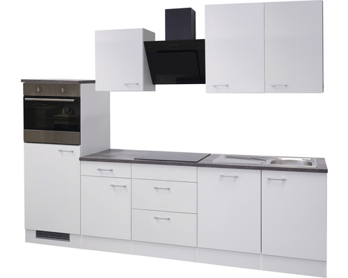 Kompletná kuchyňa s drezom, sporákom, rúrou a digestorom