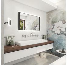LED zrkadlo do kúpeľne Nimco čierne 80x60 cm ZPC 41003-90