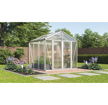Skleník Vitavia Zeus Comfort 6200 polykarbonát 10 mm 258x242 cm hliník vr. podlahového rámu
