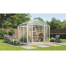 Skleník Vitavia Zeus Comfort 6200 polykarbonát 16 mm 258x242 cm hliník vr. podlahového rámu