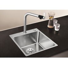 Nerezový drez Blanco ANDANO 400-IF/A 500 x 440 mm nehrdzavejúca oceľ hodvábny lesk 525244
