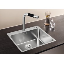 Nerezový drez Blanco ANDANO 500-IF/A 500 x 540 mm nehrdzavejúca oceľ hodvábny lesk 525245