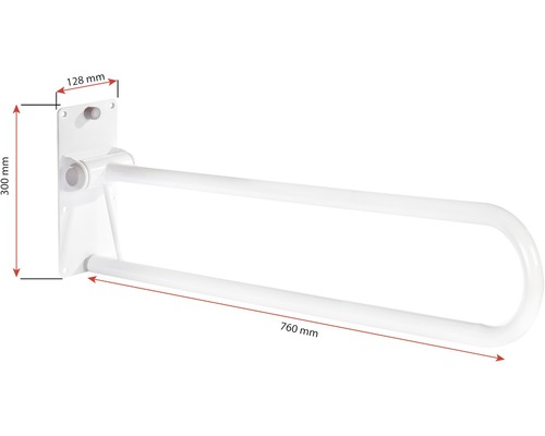Držiak na montáž na stenu s rozmermi 760 mm x 300 mm