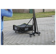 Basketbalový kôš so záchytnou sieťou a kolieskami pre jednoduchú prepravu