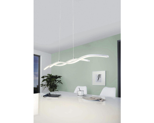 Moderné LED závesné svietidlo nad jedálenským stolom