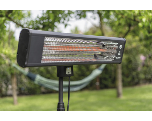 Elektrický vonkajší ohrievač na stojane