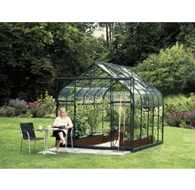 Skleník Vitavia Diana 8300 sklenený 3 mm 264x321 cm zelený