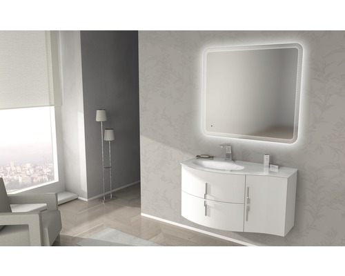 Kúpeľňová zostava Baden Haus Sting 104 ľavá biela
