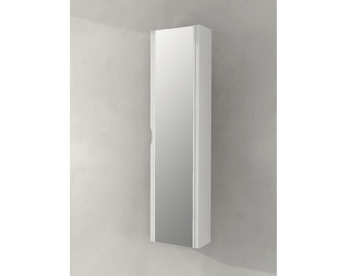 Biela zrkadlová skrinka do kúpeľne