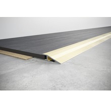 Podlahové pripojenie s dlaždicovou lištou a prechodovým profilom