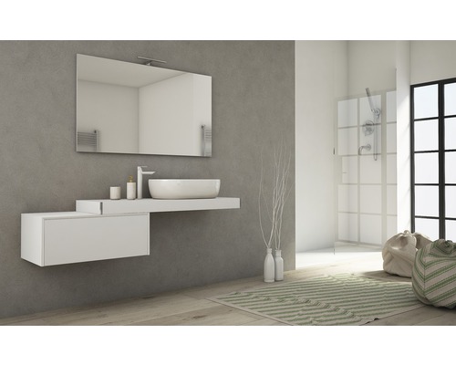 Kúpeľňová závesná skrinka Baden Haus Tavolone biela matná 75 x 30 x 43 cm