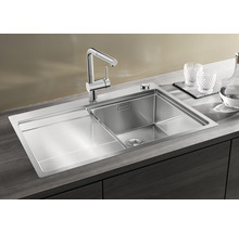 Nerezový drez Blanco DIVON II 45 S-IF 510 x 860 mm nehrdzavejúca oceľ hodvábny lesk 521658