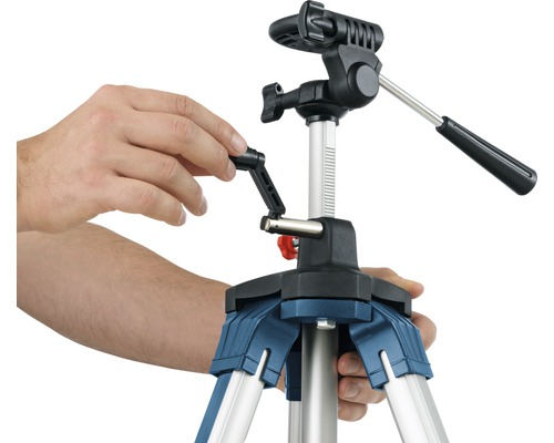 Stavebný statív s ručným ovládaním na nivelizačné práce