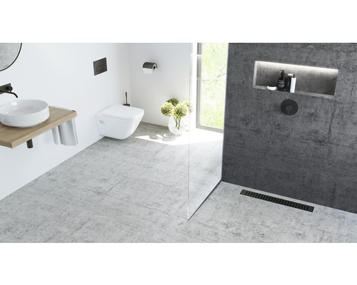 Svetlá kúpeľňa s umývadlom, toaletou a sprchovacím kútom