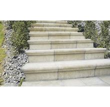 Vonkajšie schodisko z betónu s bočnou výsadbou