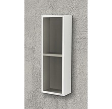 Závesná polica s jednou priehradkou na montáž na stenu