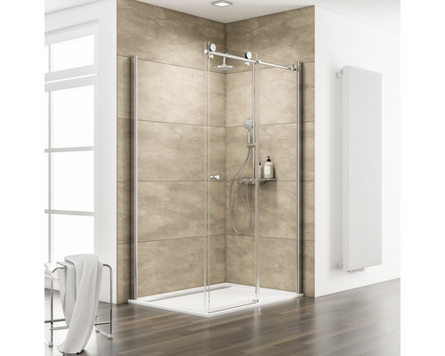 Sprchové dvere s bočnou stenou Schulte 150x75x200 cm
