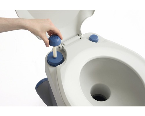 Prenosná toaleta s odnímateľnou nádržou na kempovanie a cestovanie