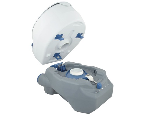 Prenosná toaleta s dvoma nádržami