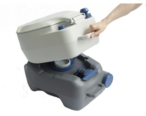 Prenosná toaleta s odnímateľnou vrchnou časťou