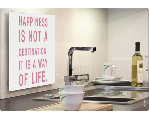 Obkladový panel do kuchyne mySPOTTI pop Happiness 41x59 cm
