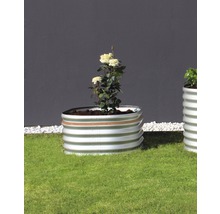 Vyvýšený záhon Vitavia Vita 401 Rund Ø82,1x40,1 cm plechový strieborný