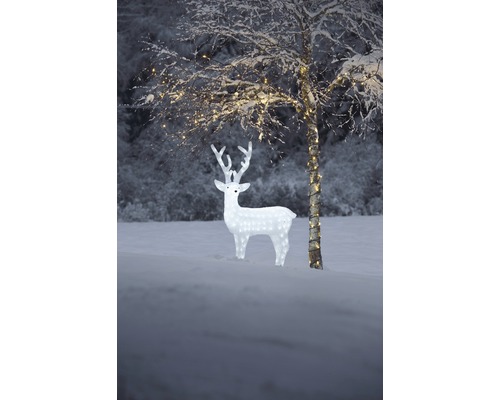 Dekorácia Konstsmide sob akrylový 184 LED 130 cm studené biele svetlo
