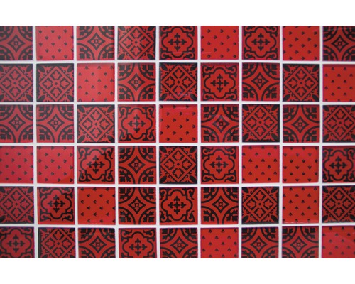 Vzor dlaždíc s dekoratívnymi prvkami