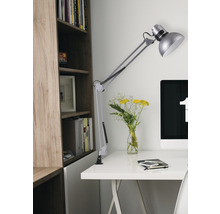 Stolová lampa HANDY S kov/plast strieborná 1x60 W/E27