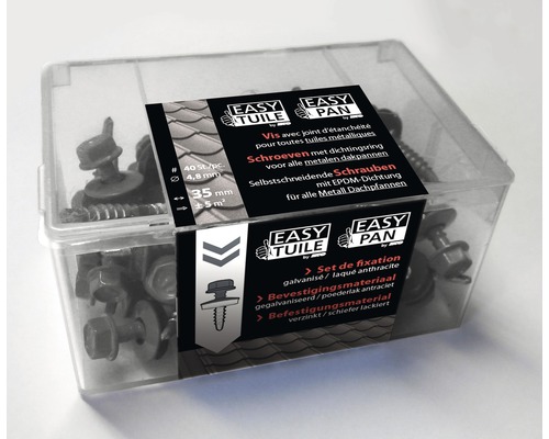 Upevňovací materiál Easy Tuile Easy Pan v priehľadnom obale