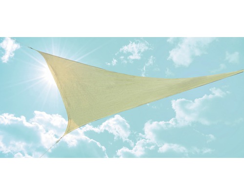 Tieniaca plachta trojuholníková béžová 360x360x360 cm